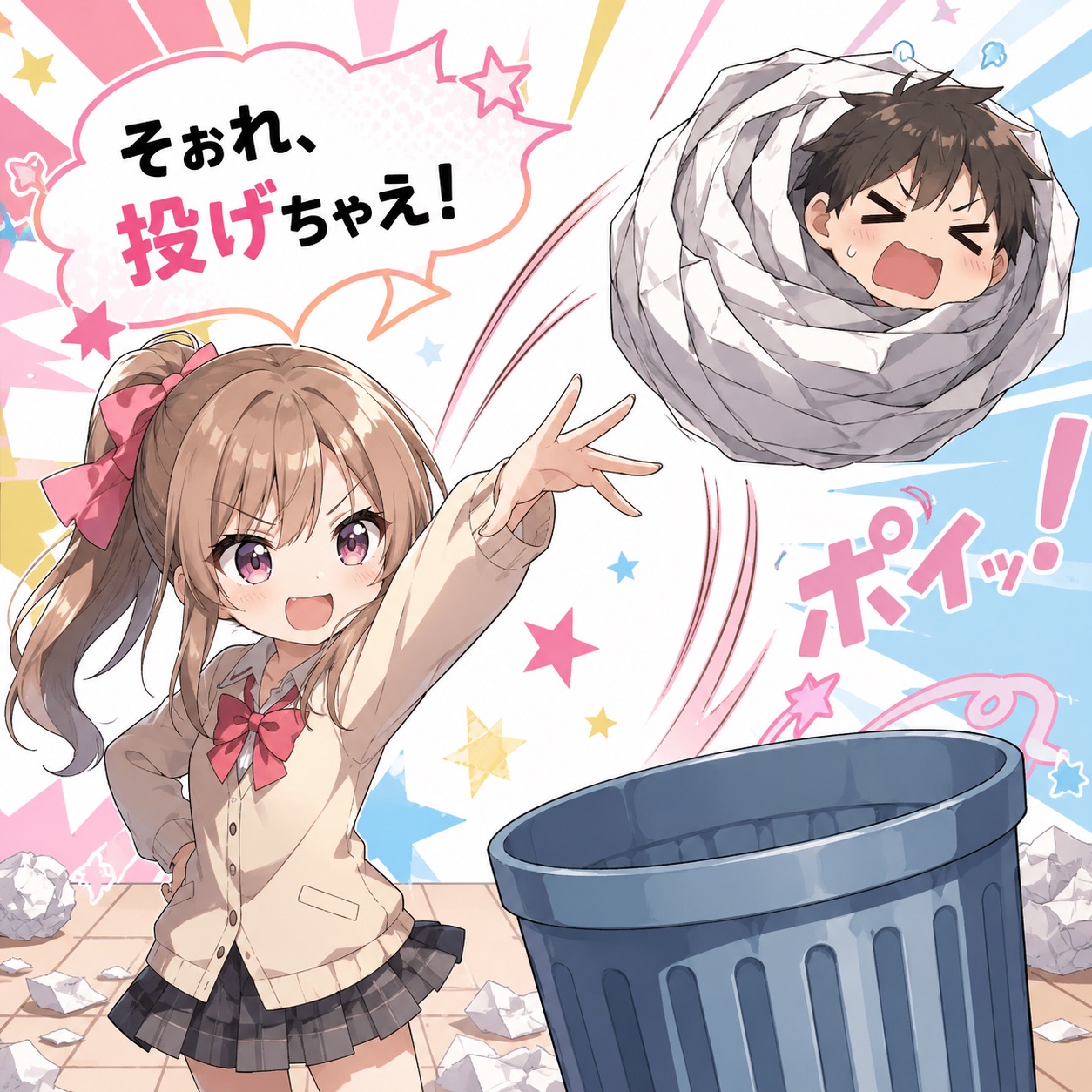 全部投げちゃえ